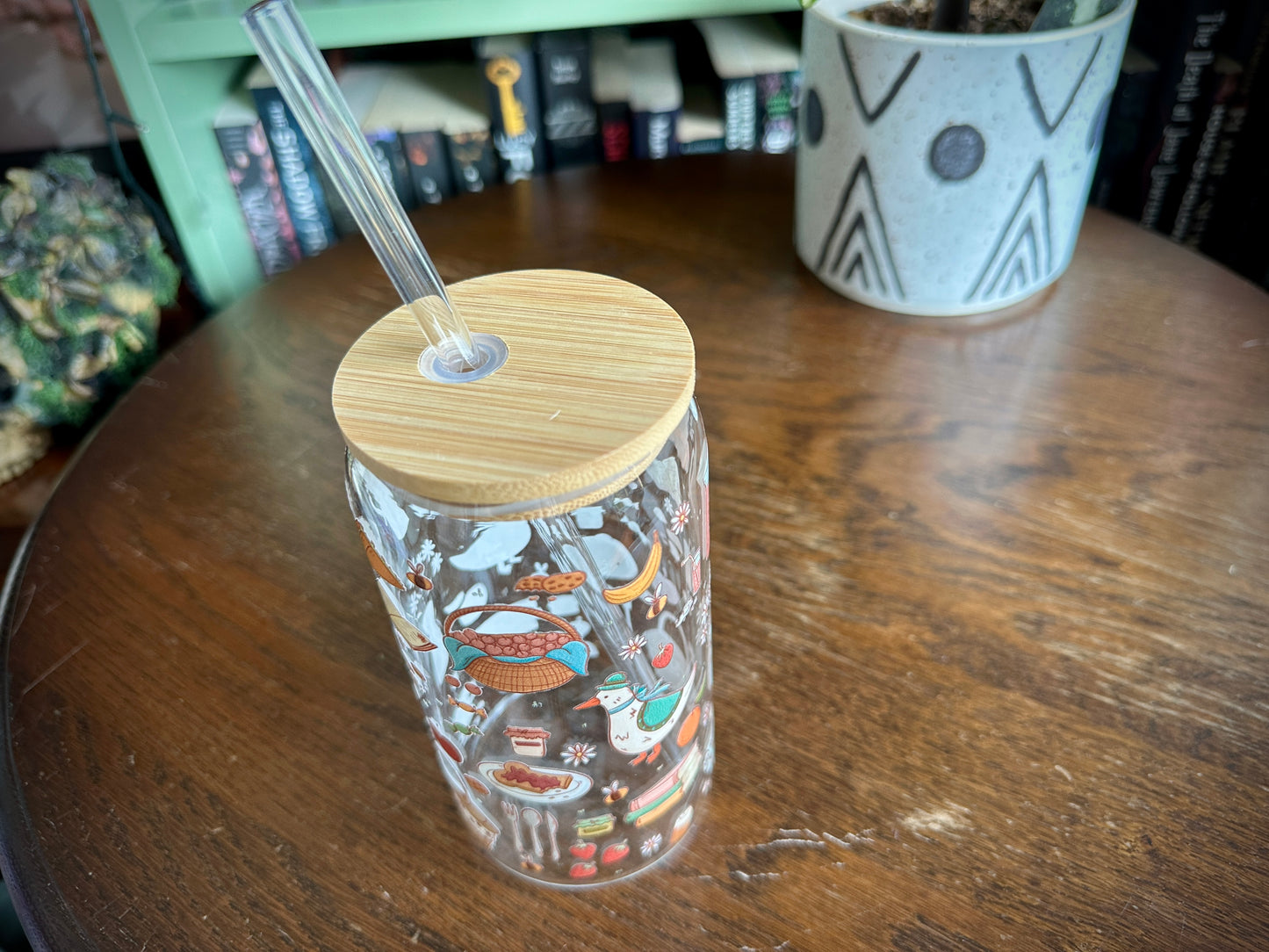 Cottage Core Picnic Gobelet en verre