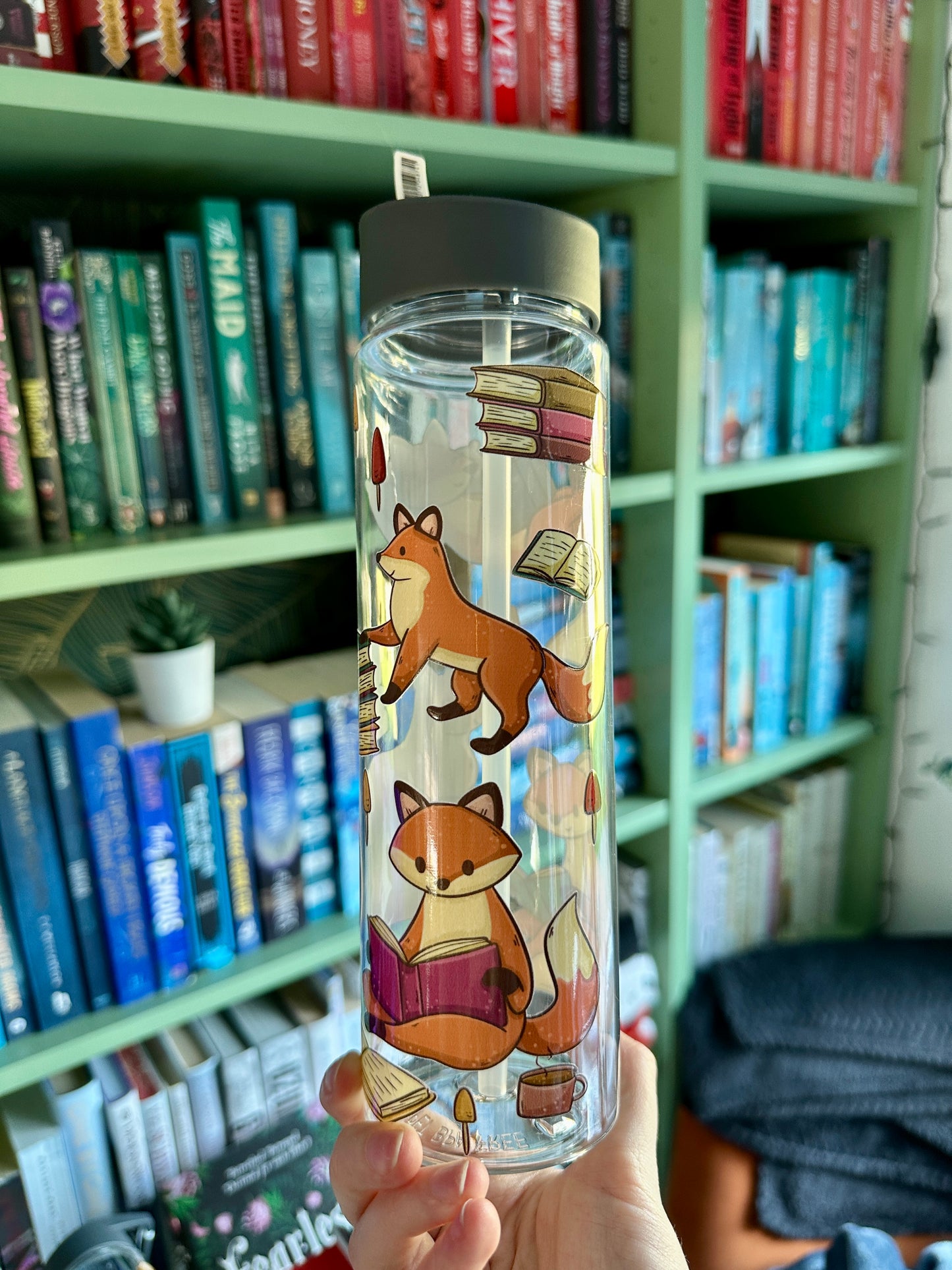 Reading Foxes Water Bottle
