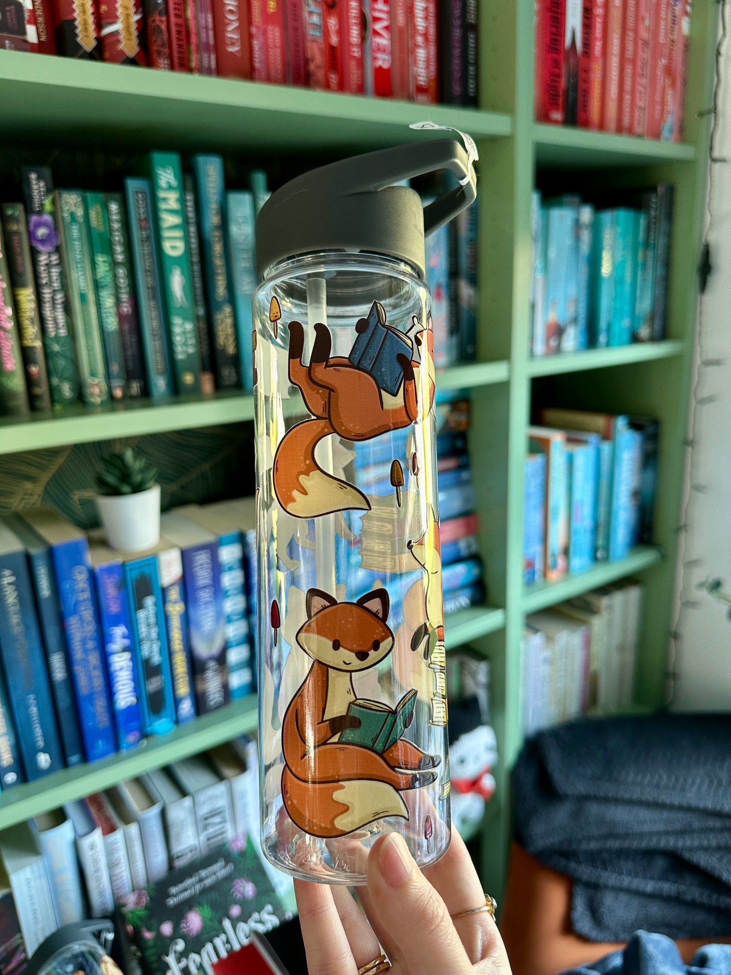 Reading Foxes Water Bottle
