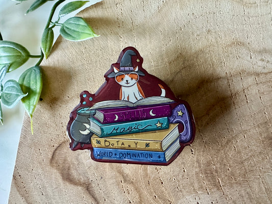 Witch Cat E-Reader / Phone Grip