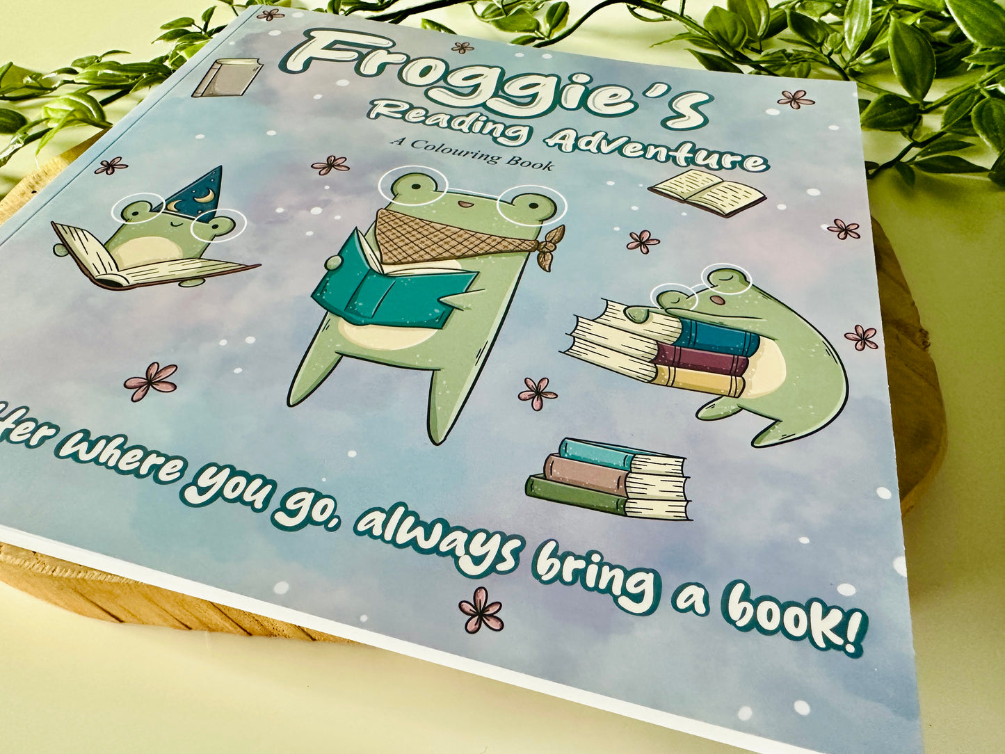 Froggie's Reading Adventure Colouring Book