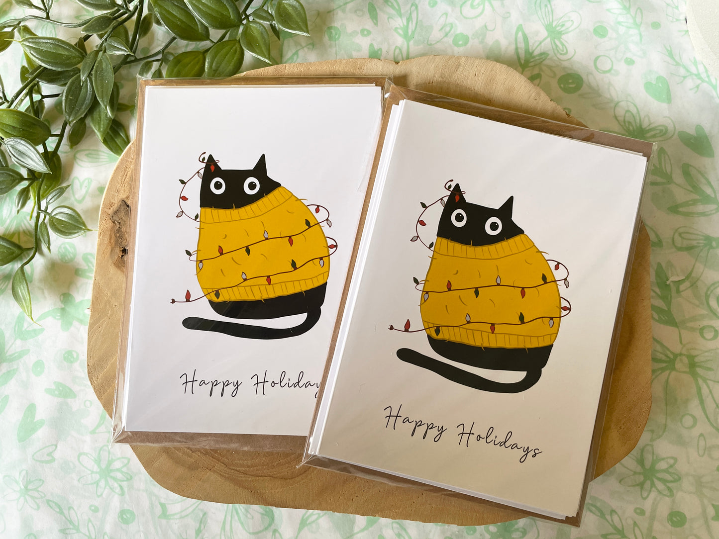 Cartes de Noël de Chonky Cat