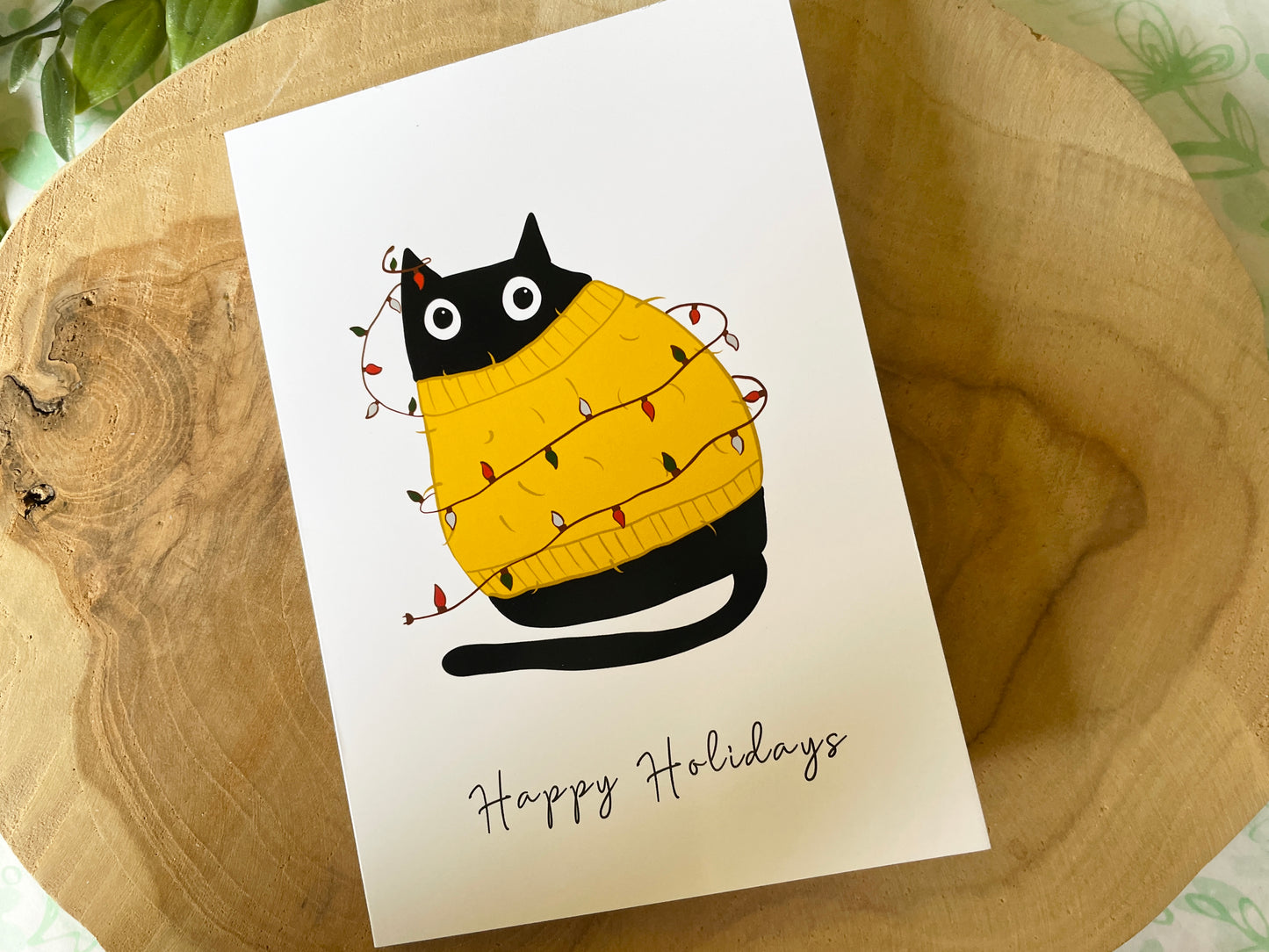 Cartes de Noël de Chonky Cat