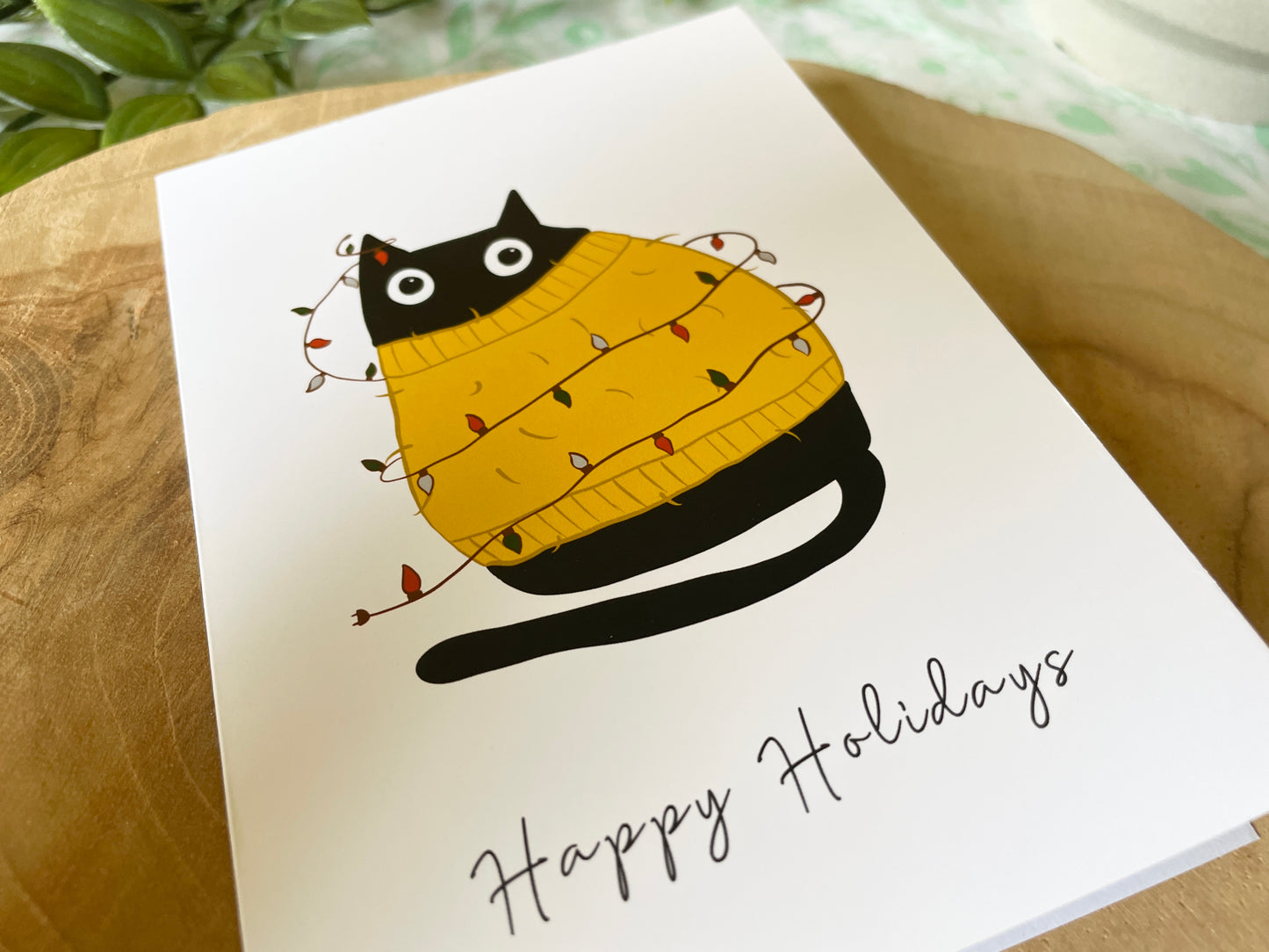 Cartes de Noël de Chonky Cat