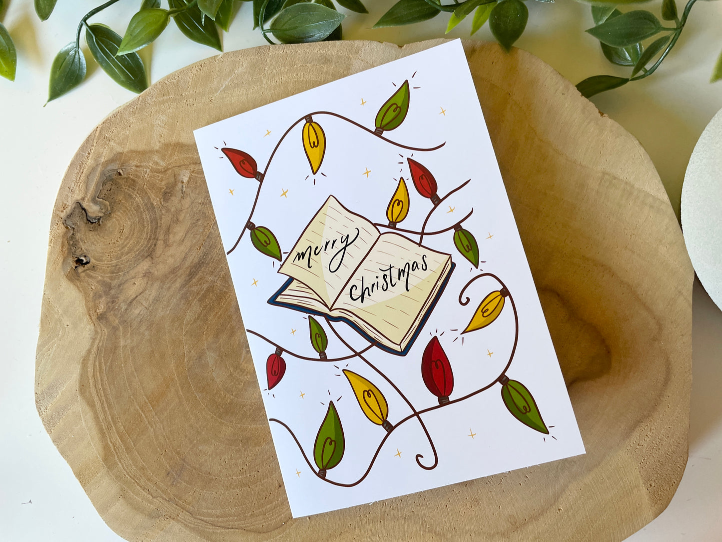 Christmas Lights Christmas Card
