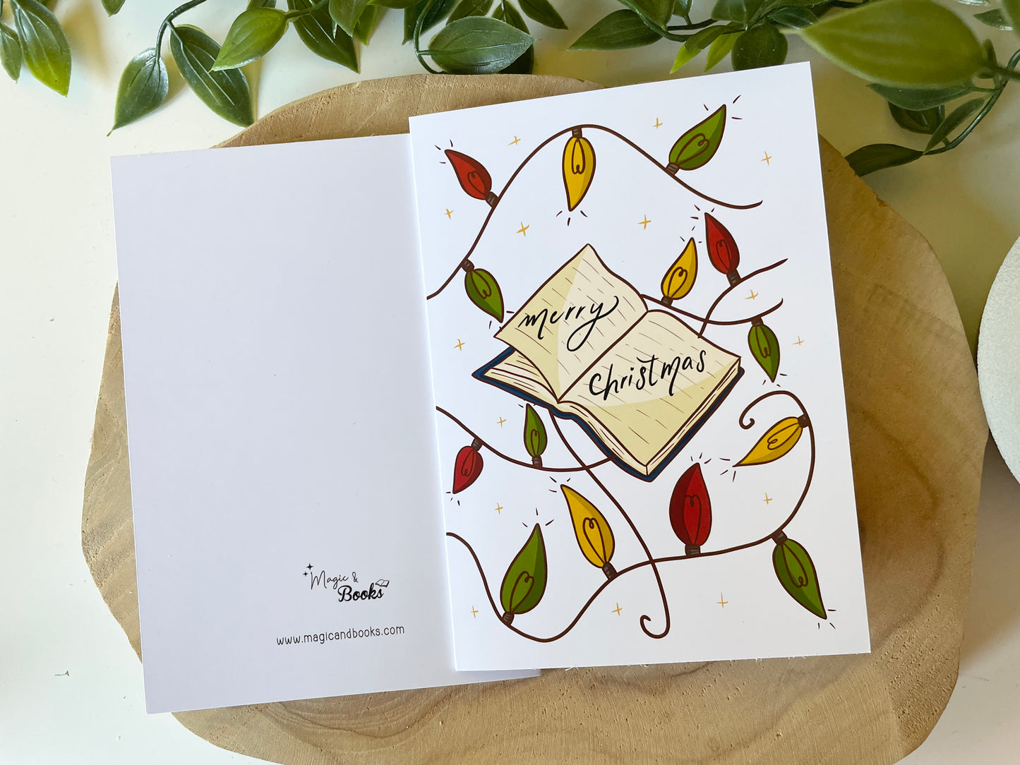 Christmas Lights Christmas Card