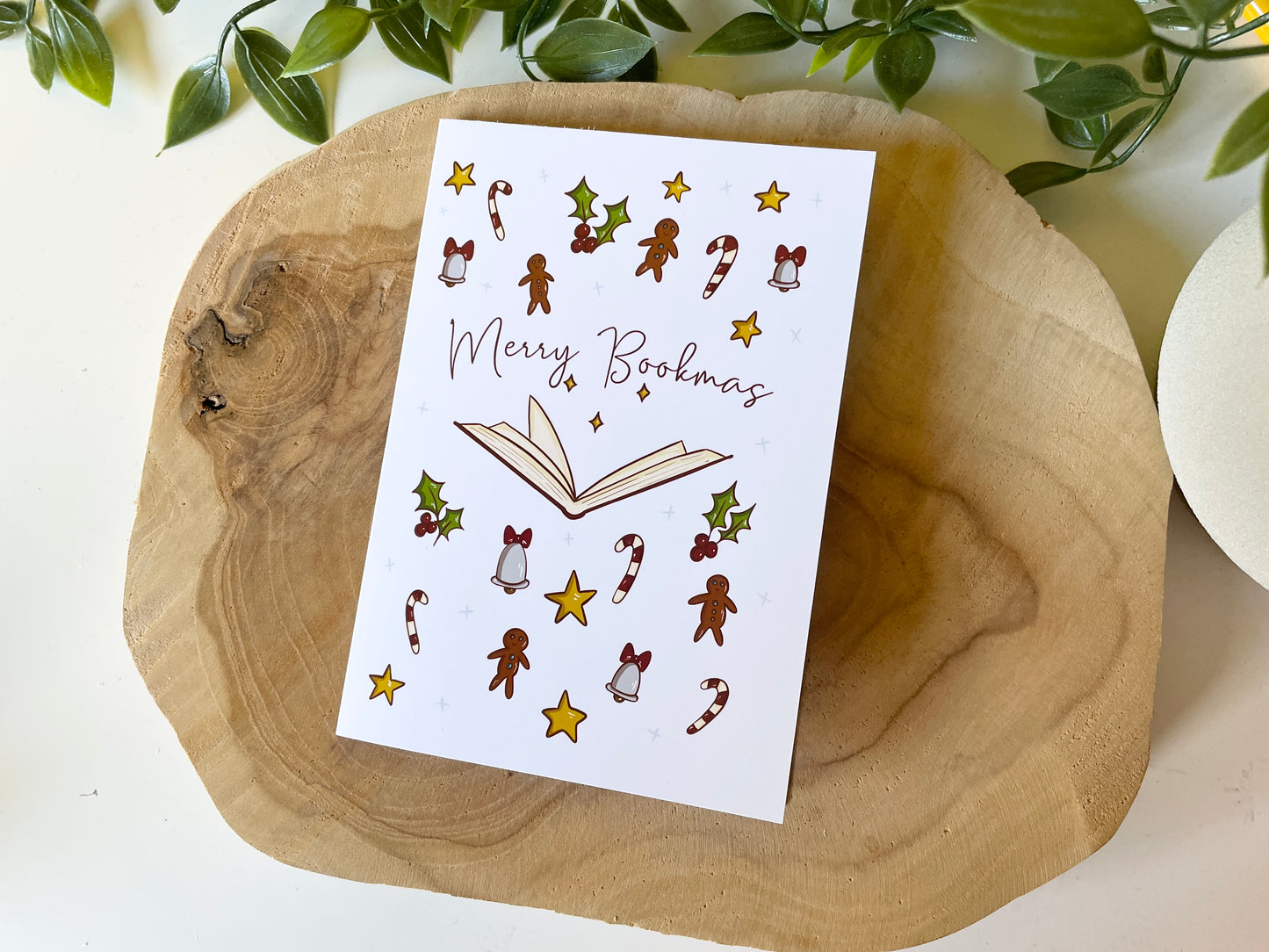 Bookmas Christmas Card