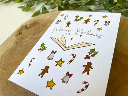 Bookmas Christmas Card