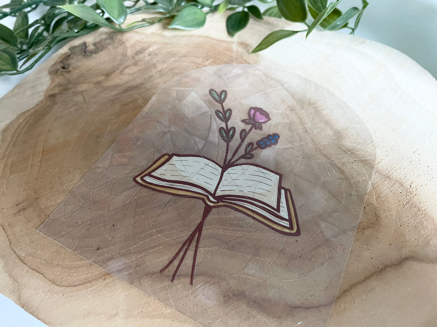 Buch- und Blumen-Sonnenfänger