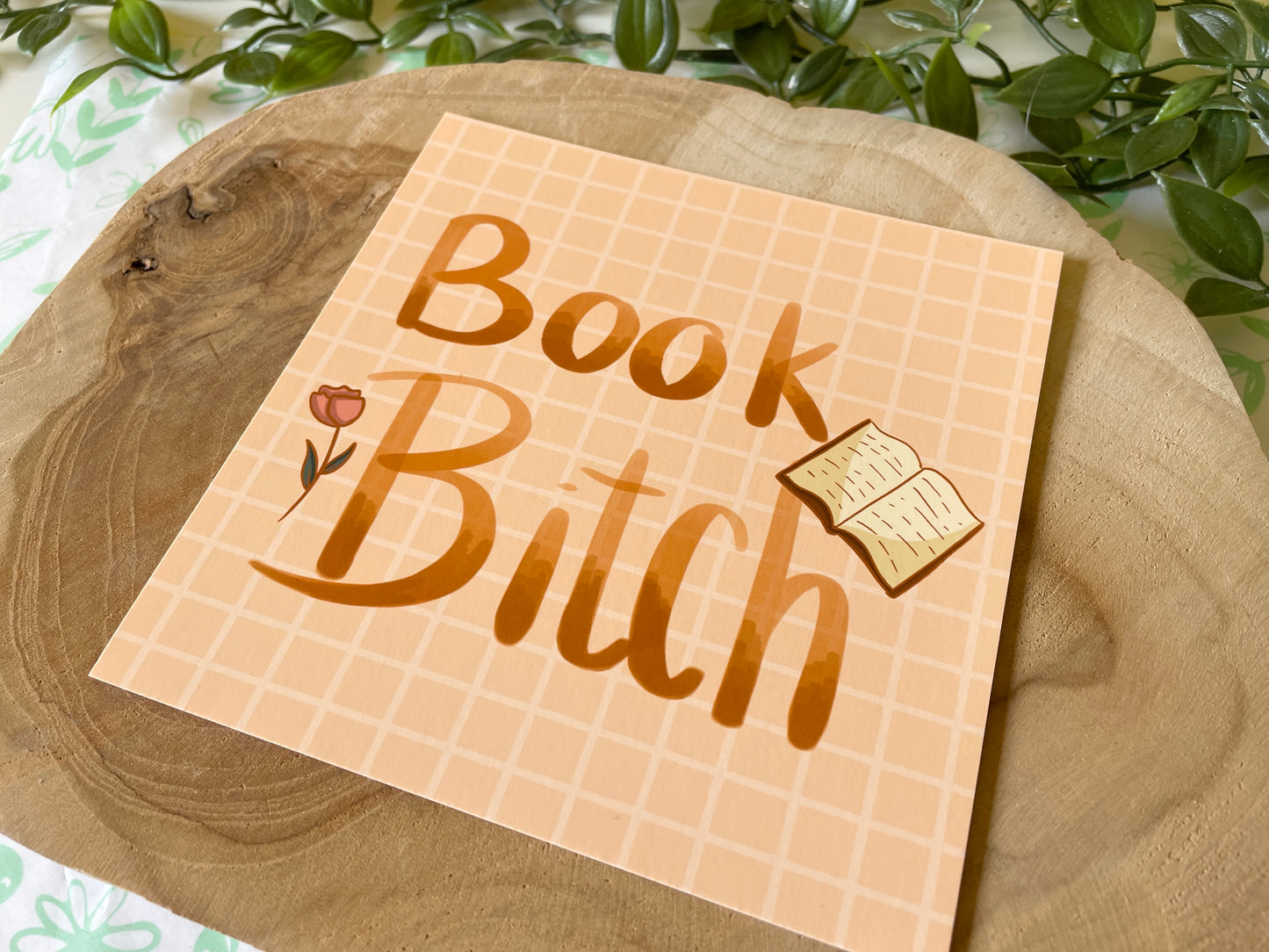 Book Bitch Square Print