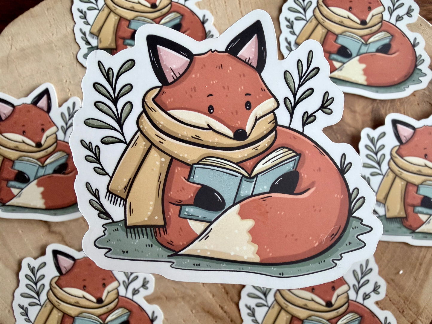 Cosy Fox Aufkleber