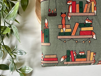 Foxes in the Library Booksleeve (Own Design)