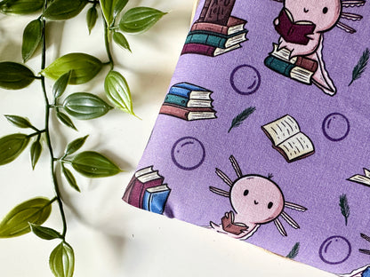 Axolotls Reading Booksleeve (Own Design) (LIMITED EDITION)