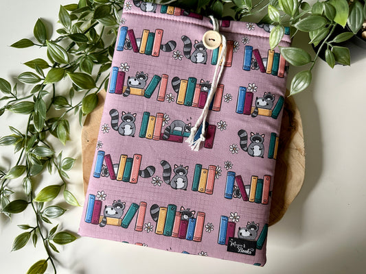 Raccoon Library Booksleeve (Own Design)