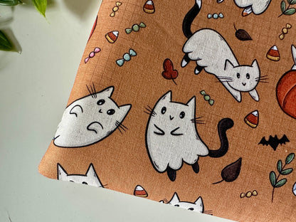 XL Ghost Cats Halloween Booksleeve (Own Design)