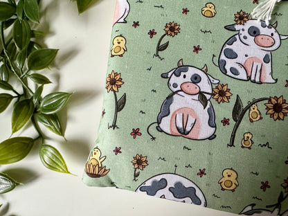 XL Cows & Sunflowers Booksleeve (Own Design)