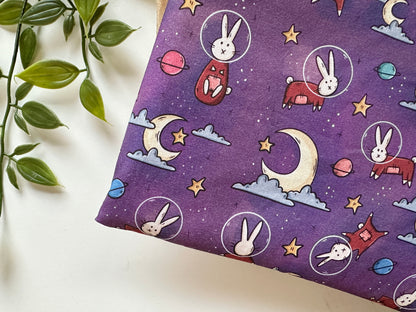 XL Bunnies in Space Booksleeve (Own Design) (LIMITED EDITION)