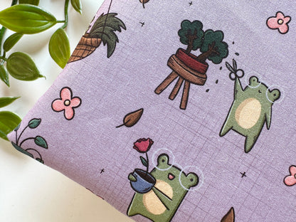 Froggie Lears Plant Care (Purple) Booksleeve (Own Design) (LIMITED EDITION)