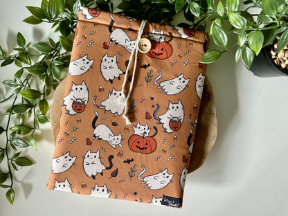 Ghost Cats Halloween Booksleeve (Own Design)