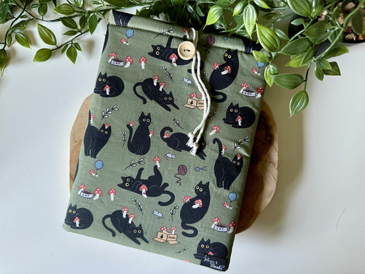 Cats & Mushrooms Booksleeve (Own Design) (LIMITED EDITION)