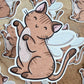 Fairy Cat Die Cut Sticker