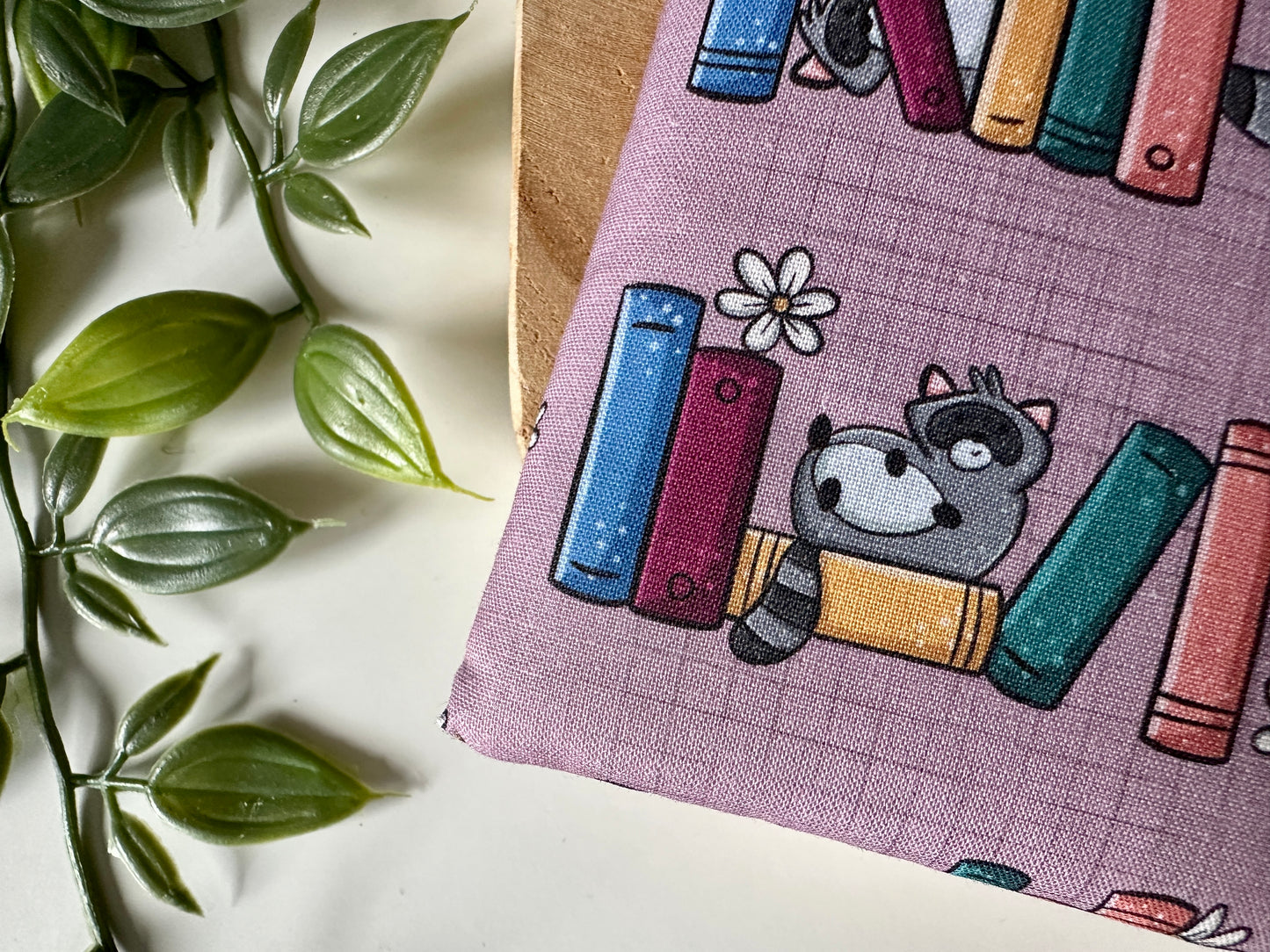 Raccoon Library Booksleeve (Own Design)