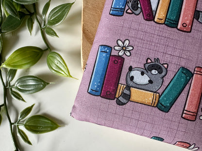 Raccoon Library Booksleeve (Own Design)