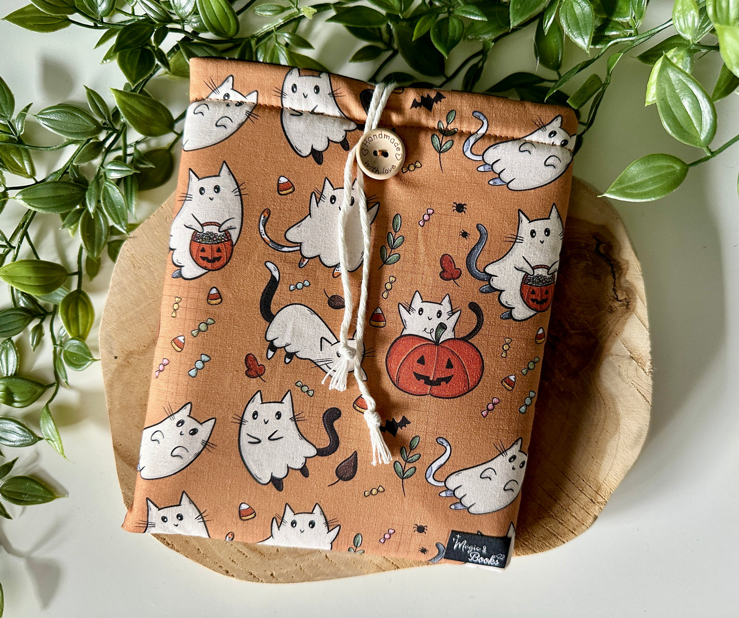 Ghost Cats Halloween E-Reader Sleeve (Own Design) (LIMITED EDITION)