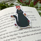 Marque-page magnétique Chat Noir avec Champignons