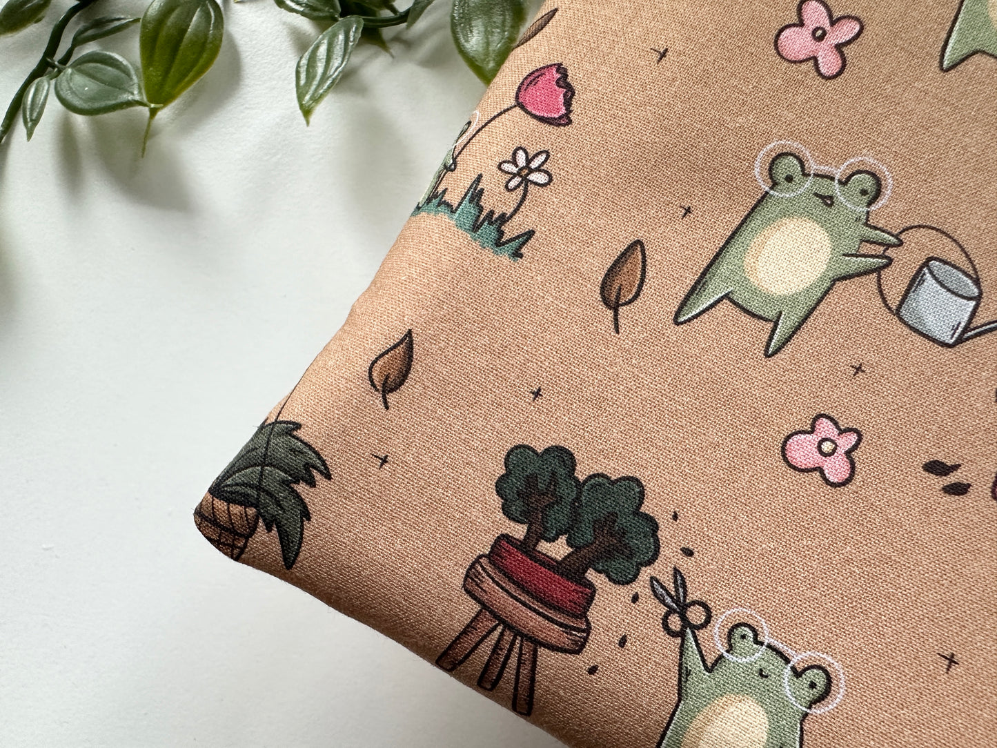 XL Froggie Learns Plant Care Booksleeve (Own Design) (LIMITED EDITION)