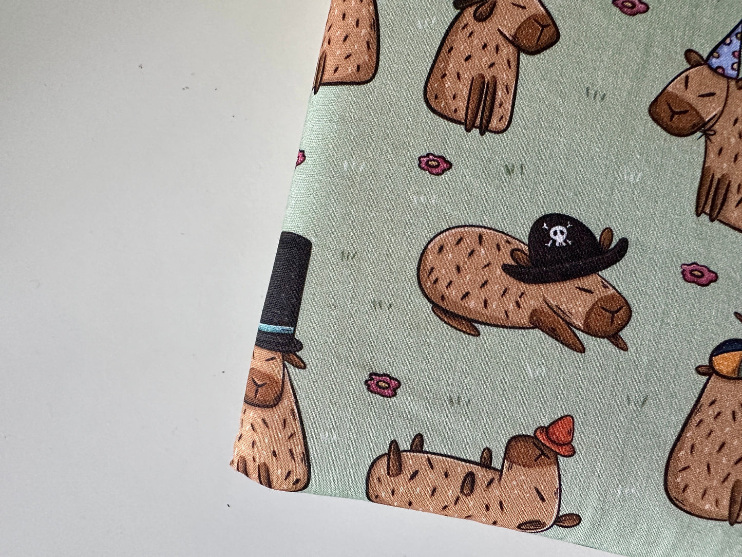 XL Capybaras in Hats Booksleeve (Own Design)