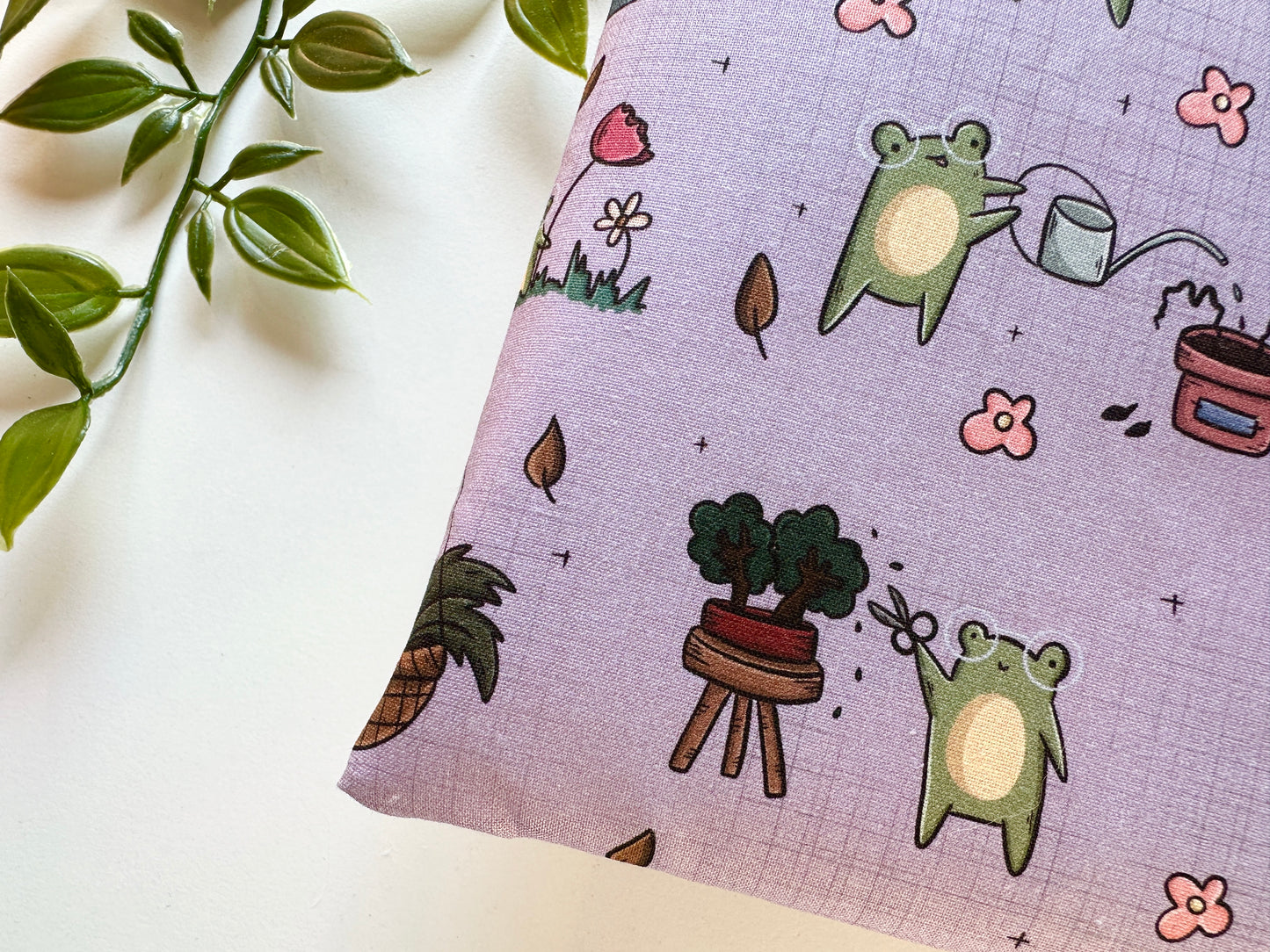 XL Froggie Learns Plantcare (Purple) Booksleeve (Own Design) (LIMITED EDITION)