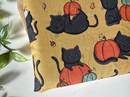 XL Cats & Pumpkins Booksleeve (Own Design) (LIMITED EDITION)