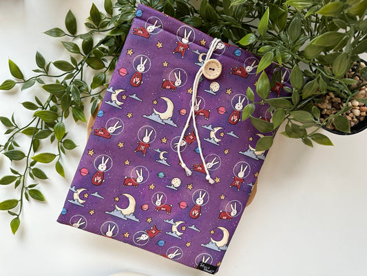 XL Bunnies in Space Booksleeve (Own Design) (LIMITED EDITION)