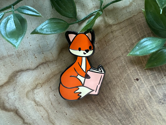 Reading Fox Enamel Pin