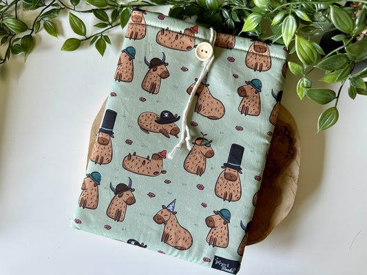 Capybaras in Hats Booksleeve (Own Design) (LIMITED EDITION)