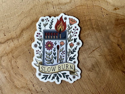 Slow Burn Die Cut Sticker