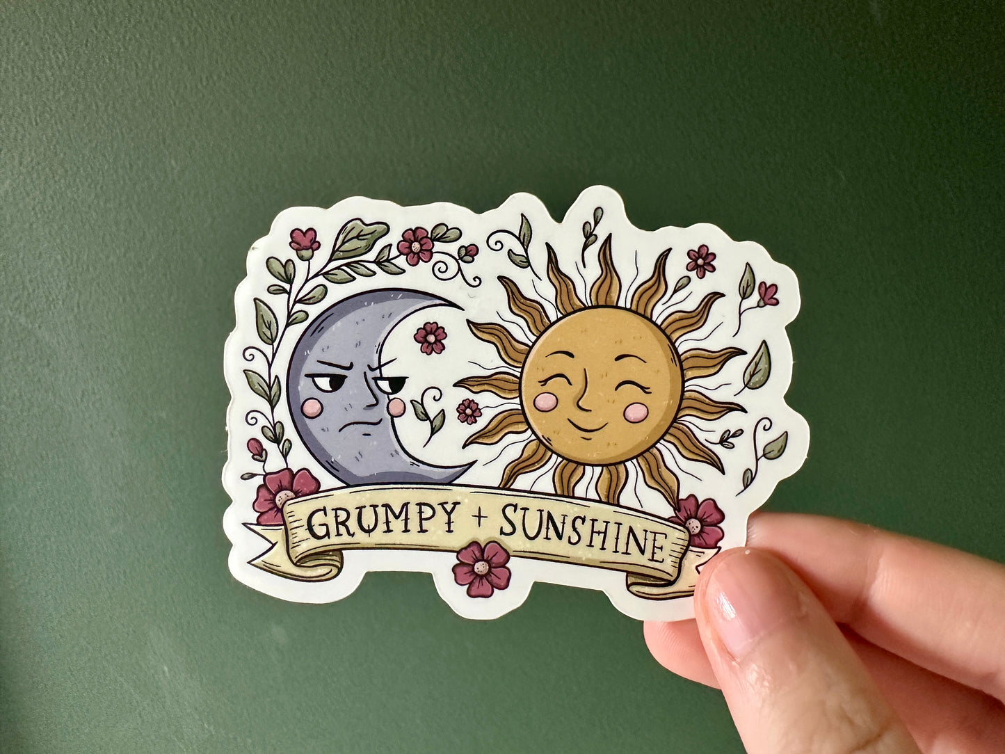 Autocollant Grumpy + Sunshine Die Cut