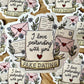 Autocollant Fake Dating Die Cut