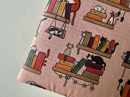 XL Cats in the Library Booksleeve (Own Design)