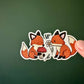 Autocollant Renard bebe Die Cut