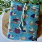 Froggie & Books E-Reader Sleeve (Own Design)