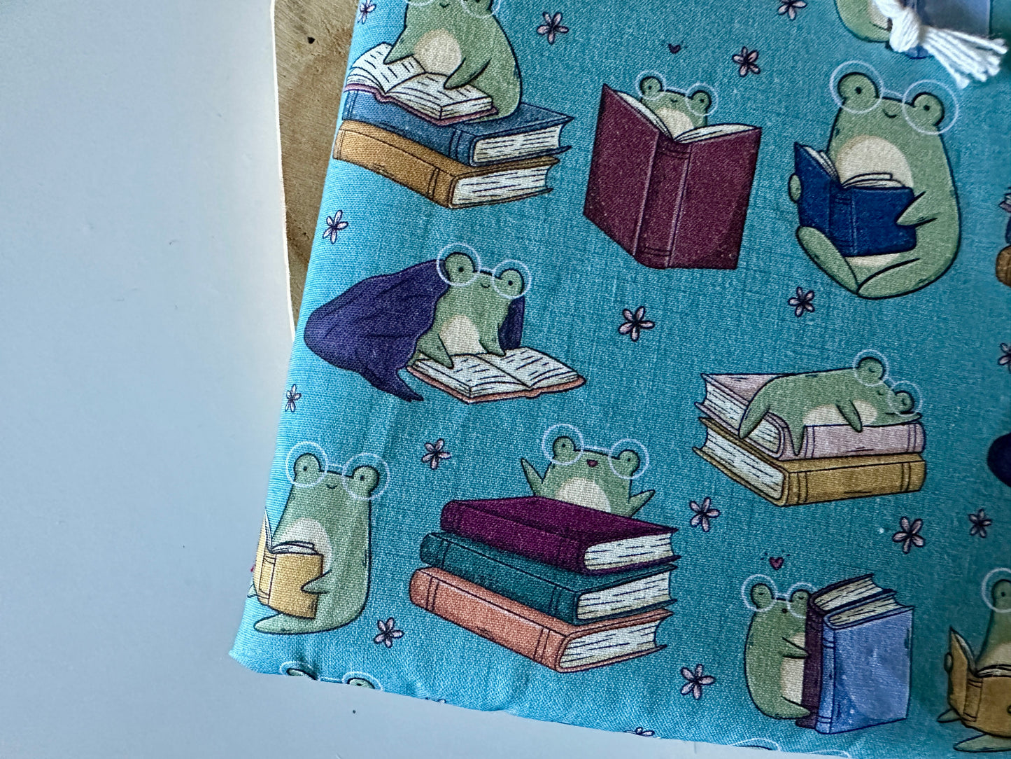 Froggie & Books Housse de Livre (Design personnel)