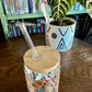 Cats & Flowers Glazen Tumbler 