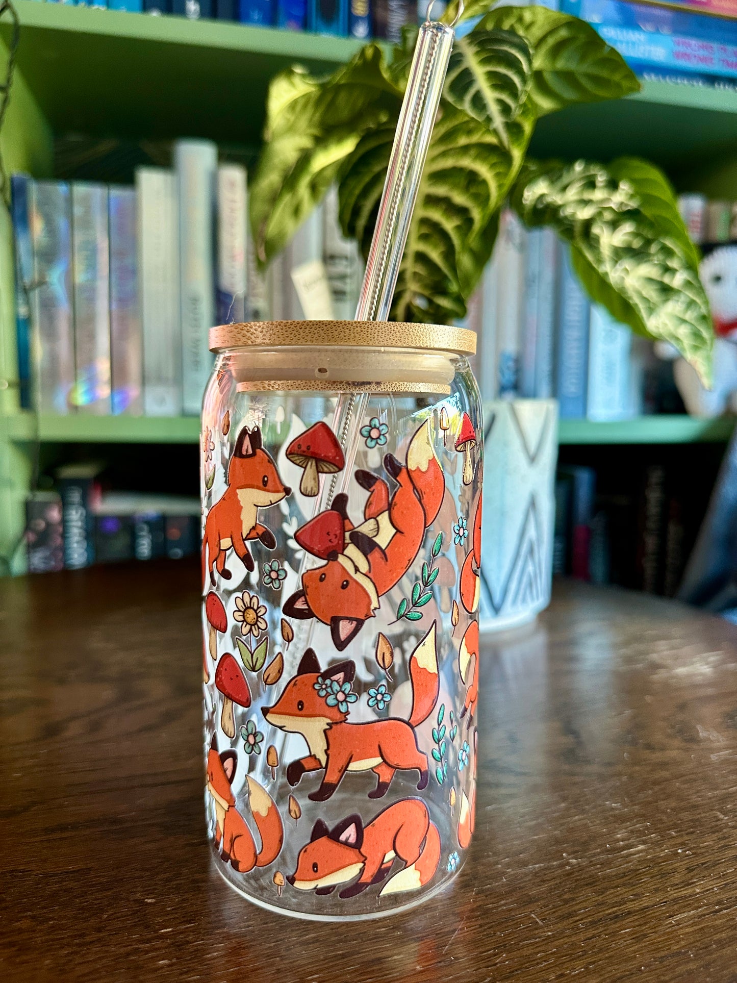 Baby Foxes Glazen Tumbler 