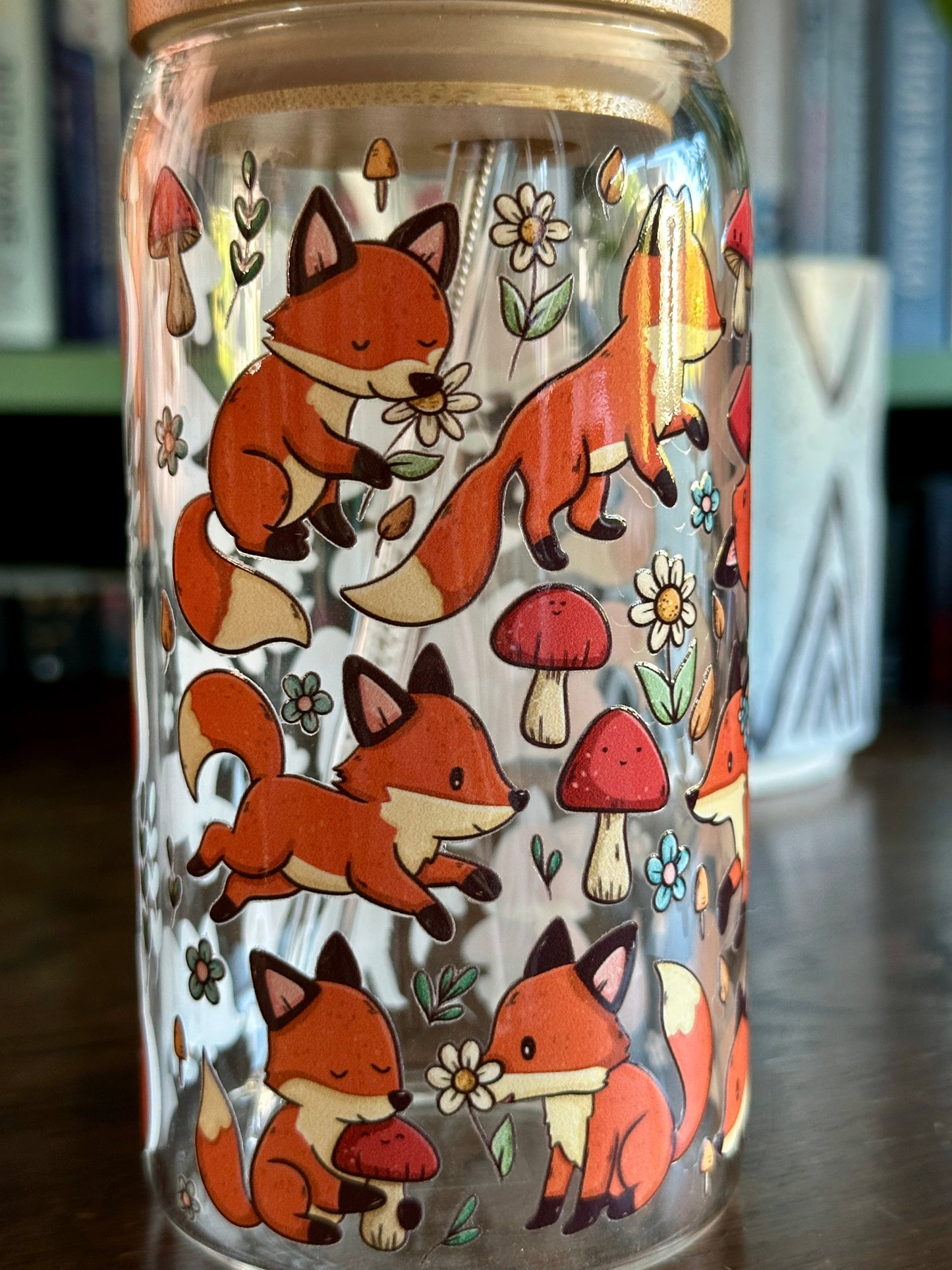 Baby Foxes Glazen Tumbler 
