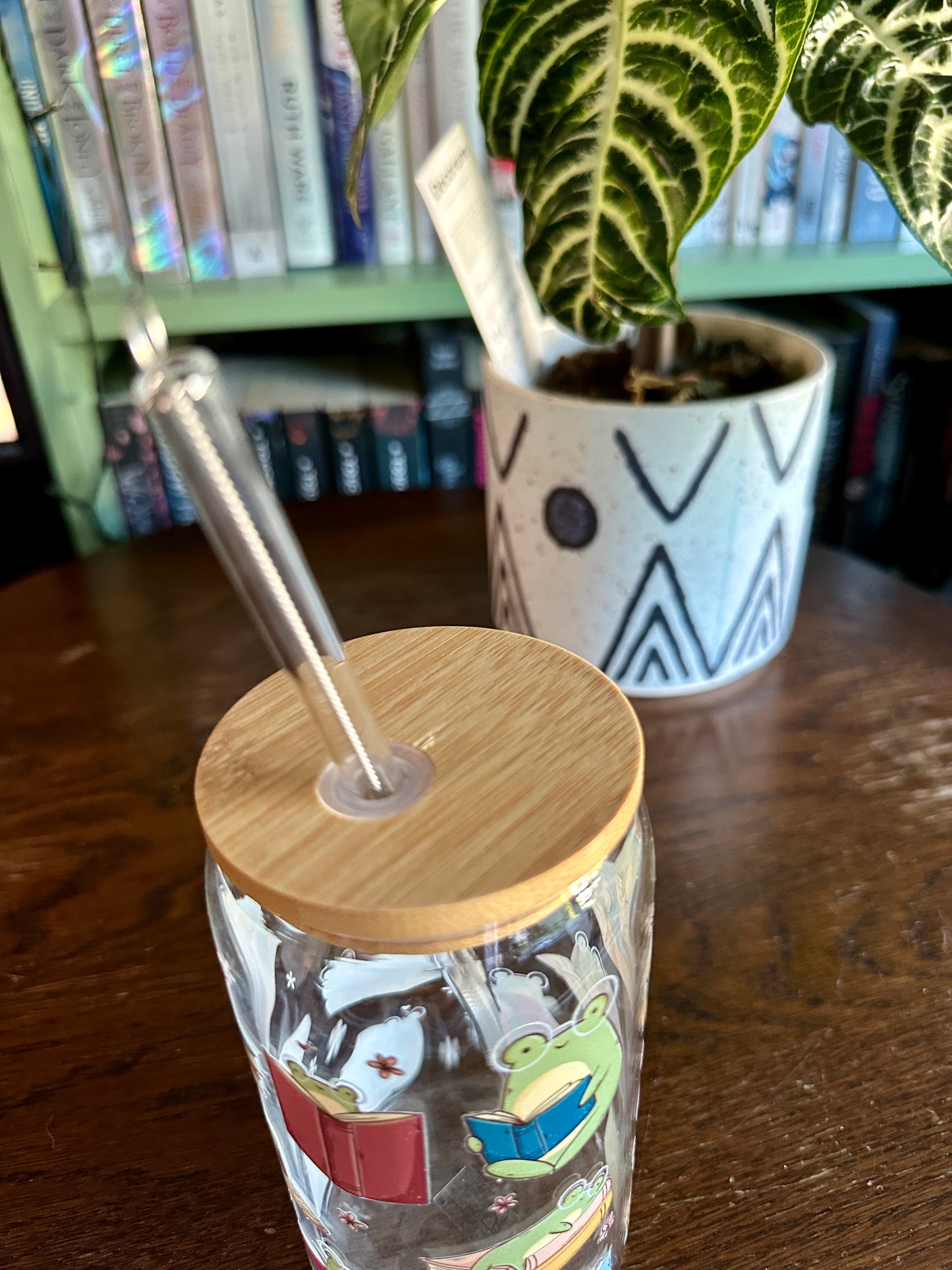 Froggie & Books Glazen Tumbler 