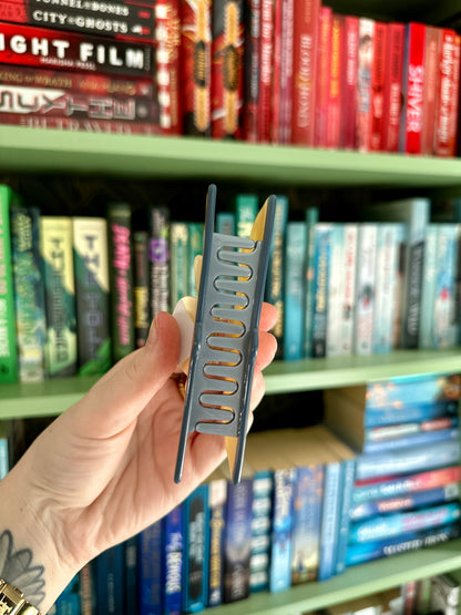 Open Book Hair Clip