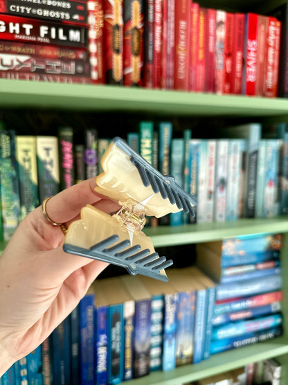 Open Book Hair Clip
