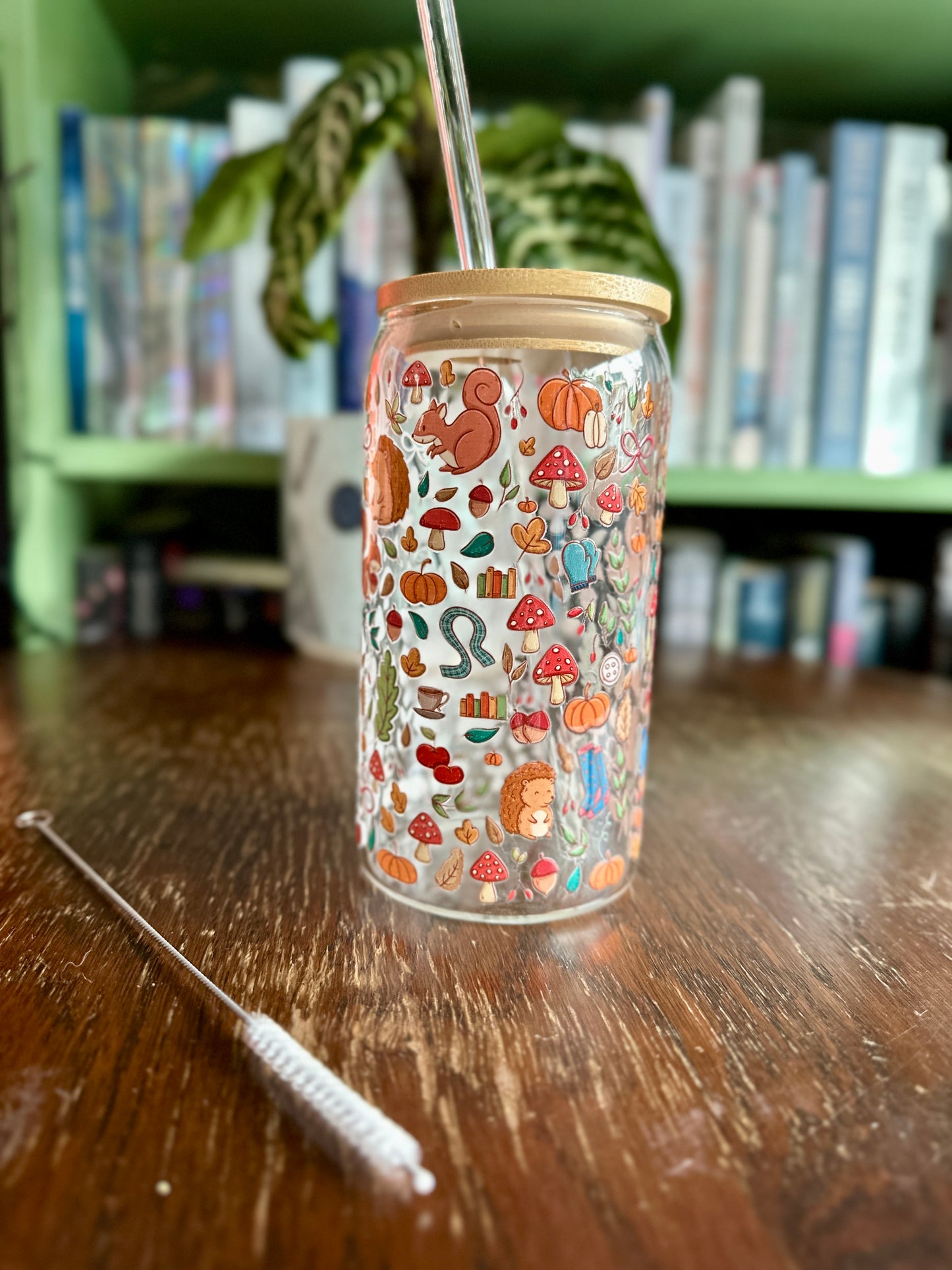 Autumnal Glass Tumbler